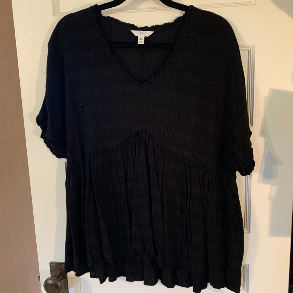 Time and True Peplum Blouse